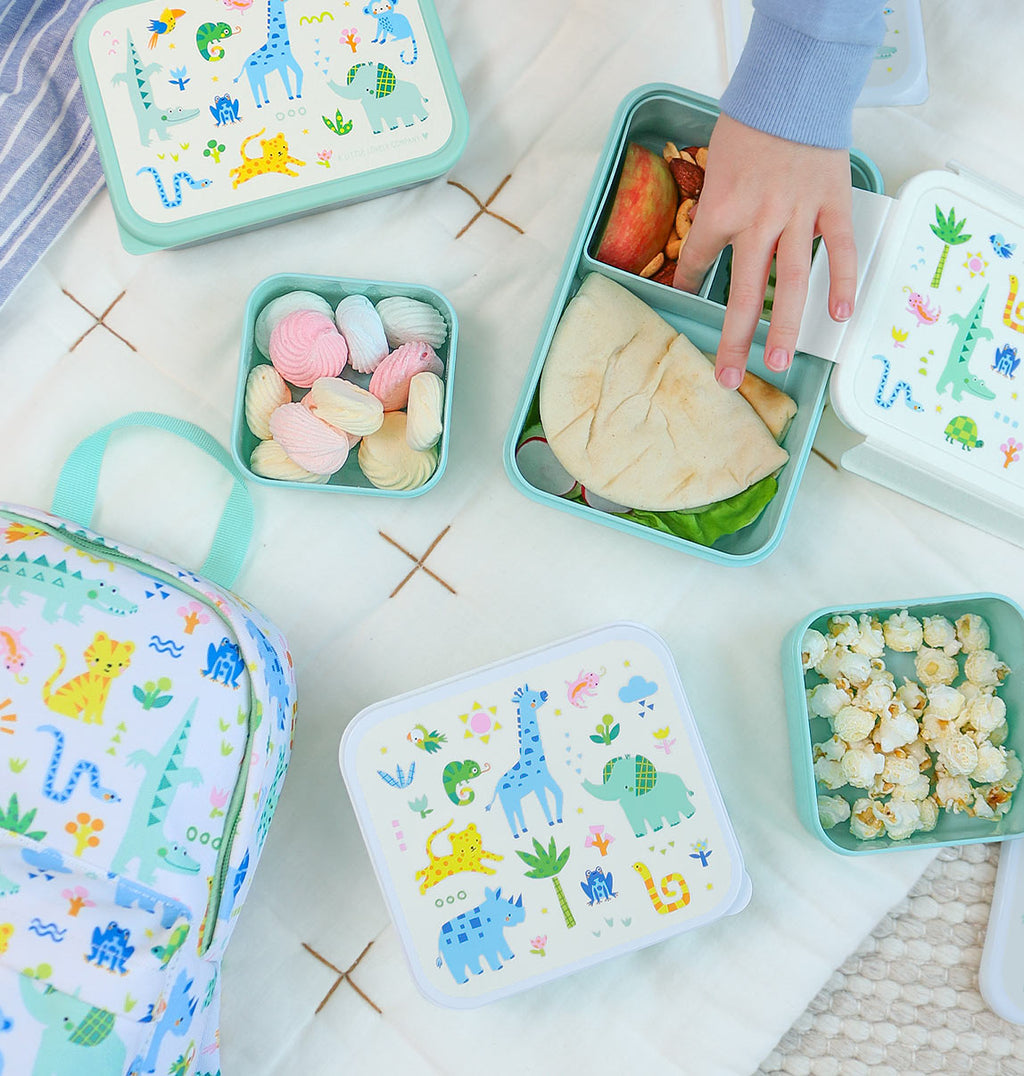 Lunch & snack box set: Jungle