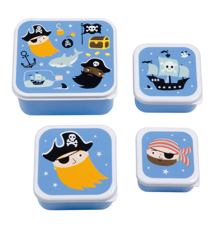Lunch & snack box set: Pirates