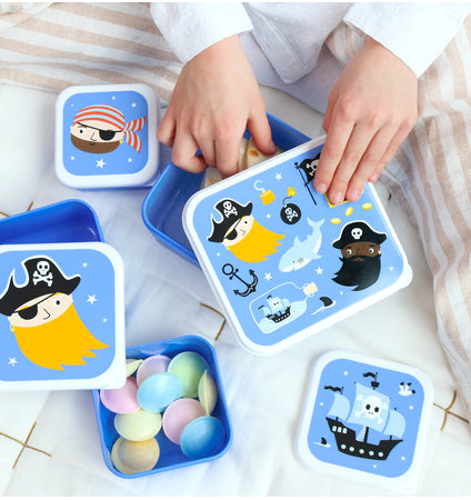 Lunch & snack box set: Pirates