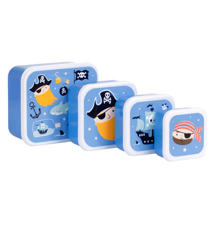 Lunch & snack box set: Pirates