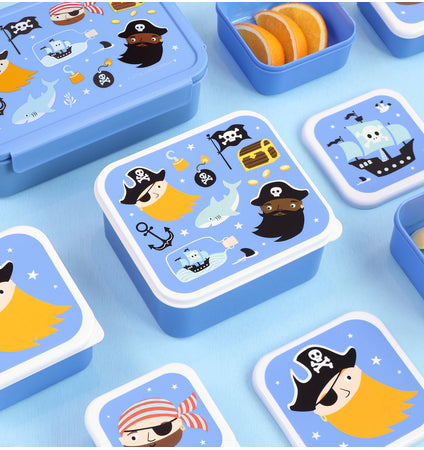 Lunch & snack box set: Pirates