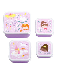 Lunch & snack box set: Princesses