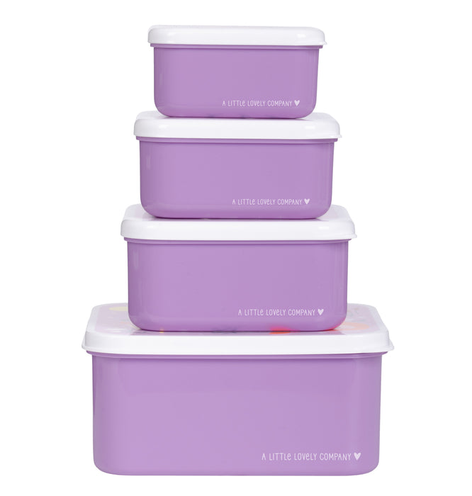 Lunch & snack box set: Princesses