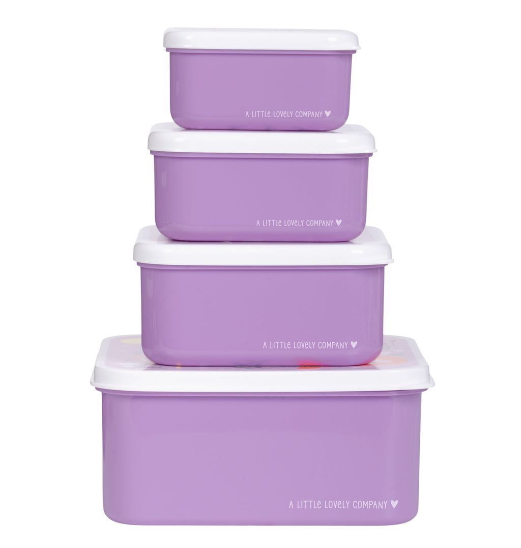 Lunch & snack box set: Princesses