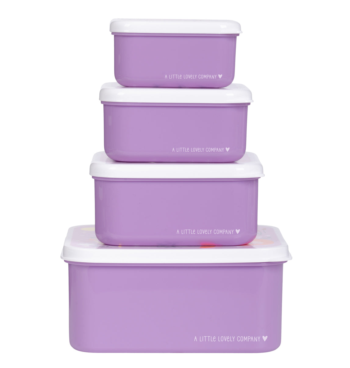 Lunch & snack box set: Princesses