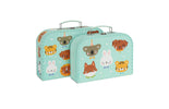 Suitcase set of 2: Animal friends