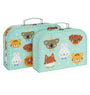 Suitcase set of 2: Animal friends