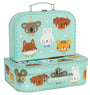 Suitcase set of 2: Animal friends