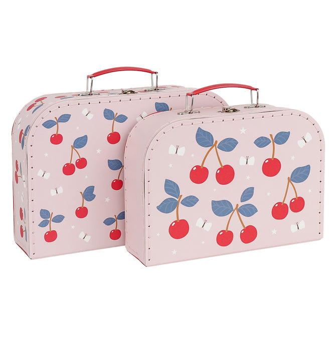 Suitcase set of 2: Cherries
