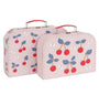 Suitcase set of 2: Cherries
