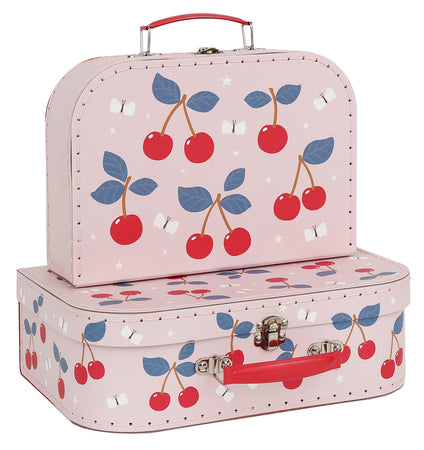 Suitcase set of 2: Cherries