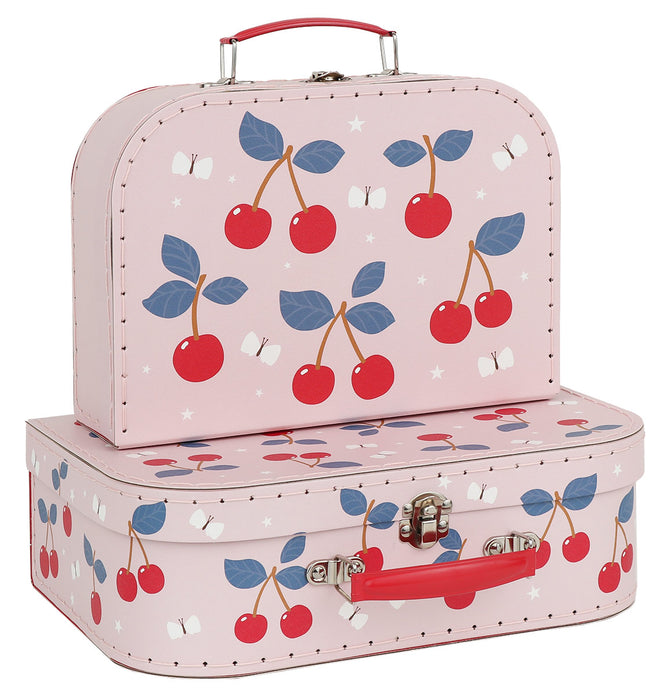 Suitcase set of 2: Cherries