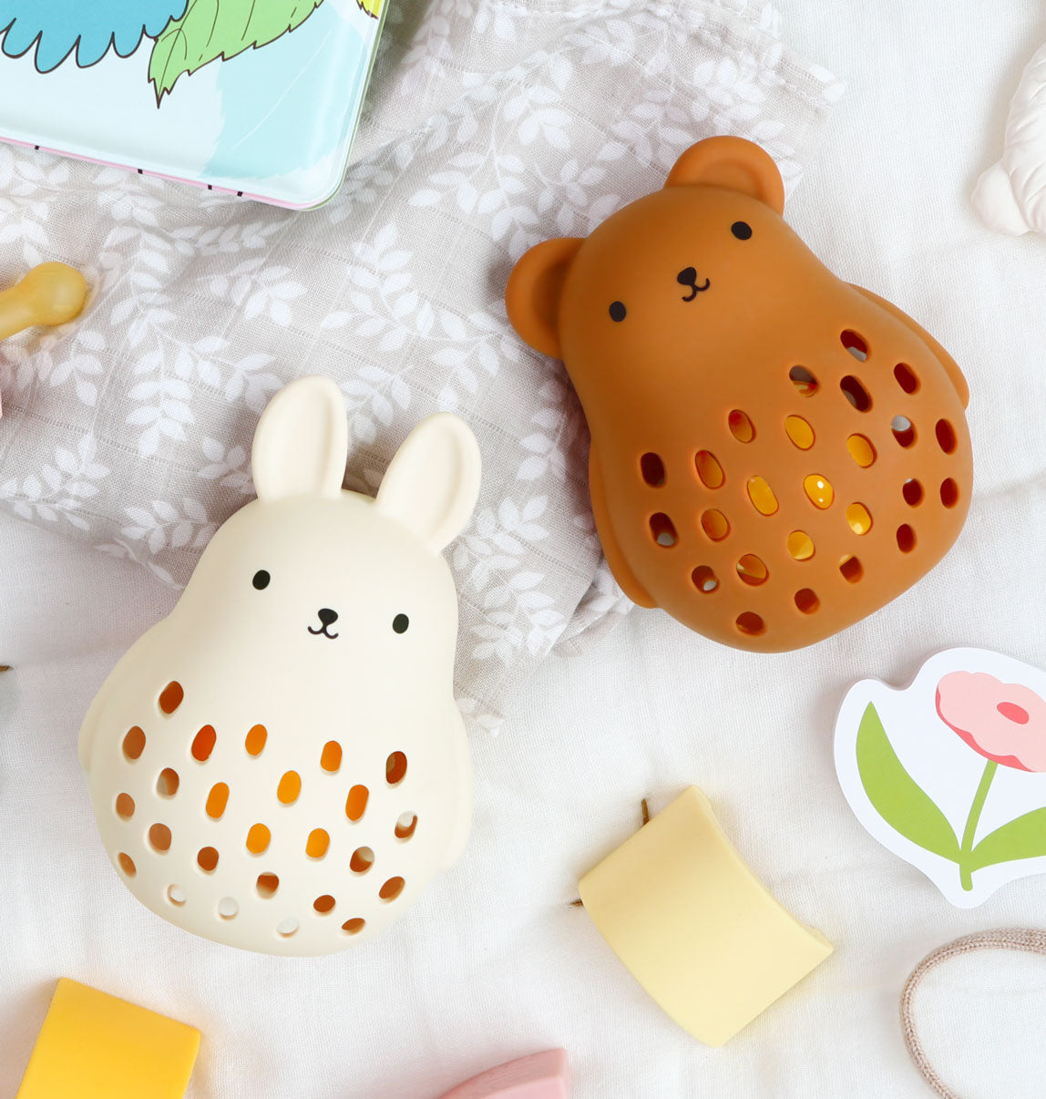 Silicone rattle: Bear