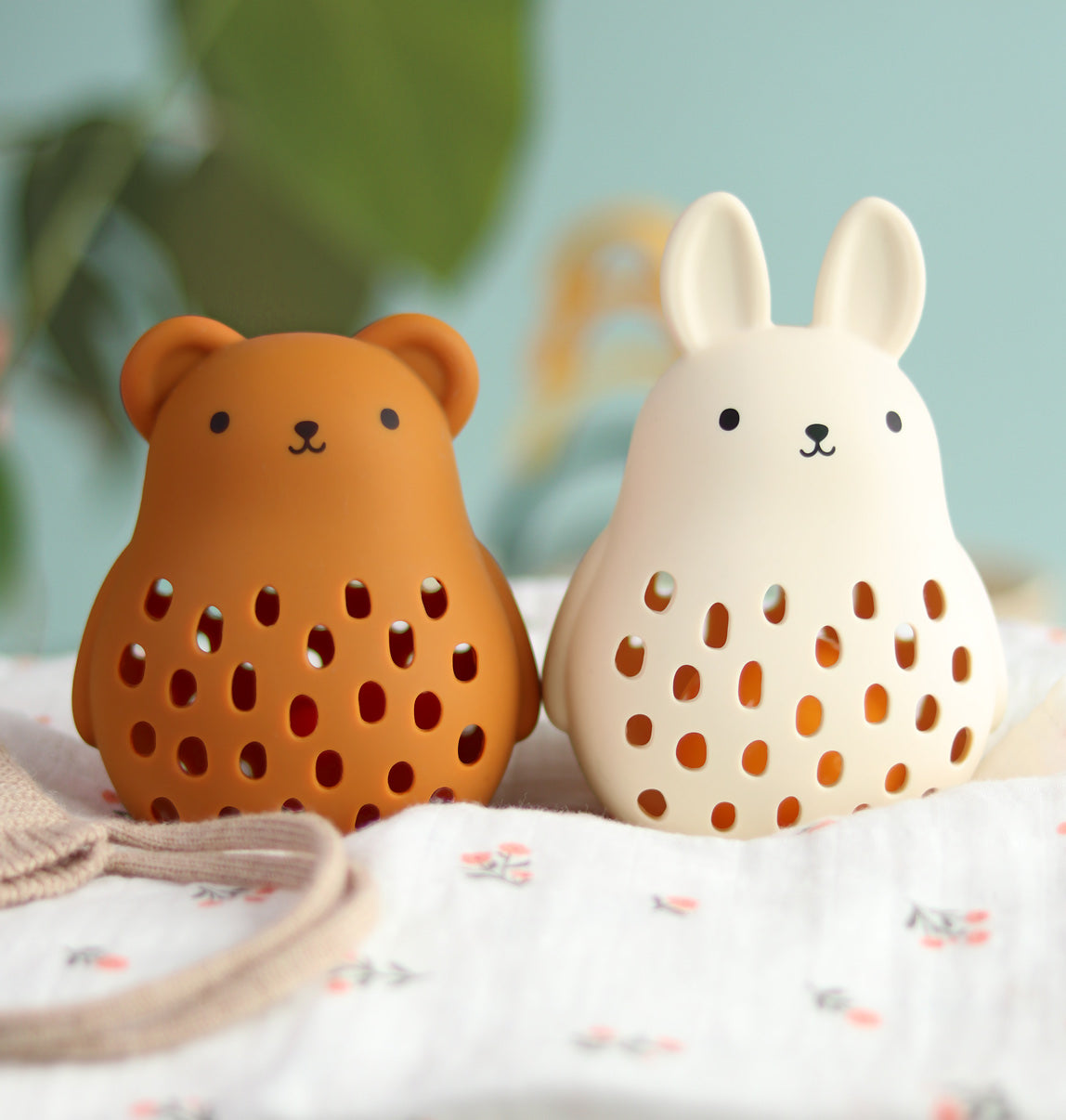 Silicone rattle: Bunny