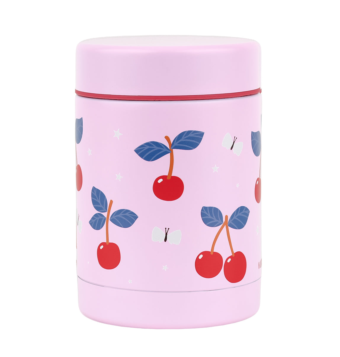 Insulated stainless steel food jar: Cherries