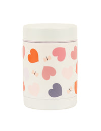 Insulated stainless steel food jar: Hearts