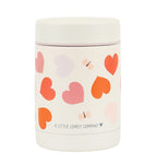 Insulated stainless steel food jar: Hearts