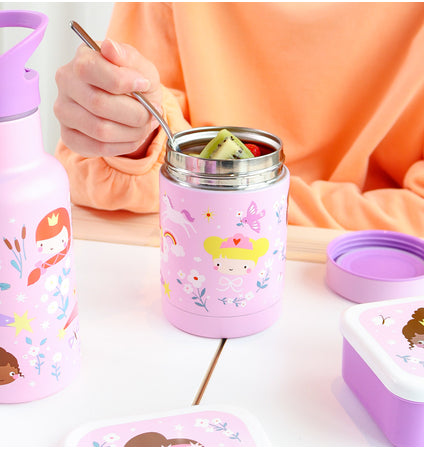 Insulated stainless steel food jar: Princesses