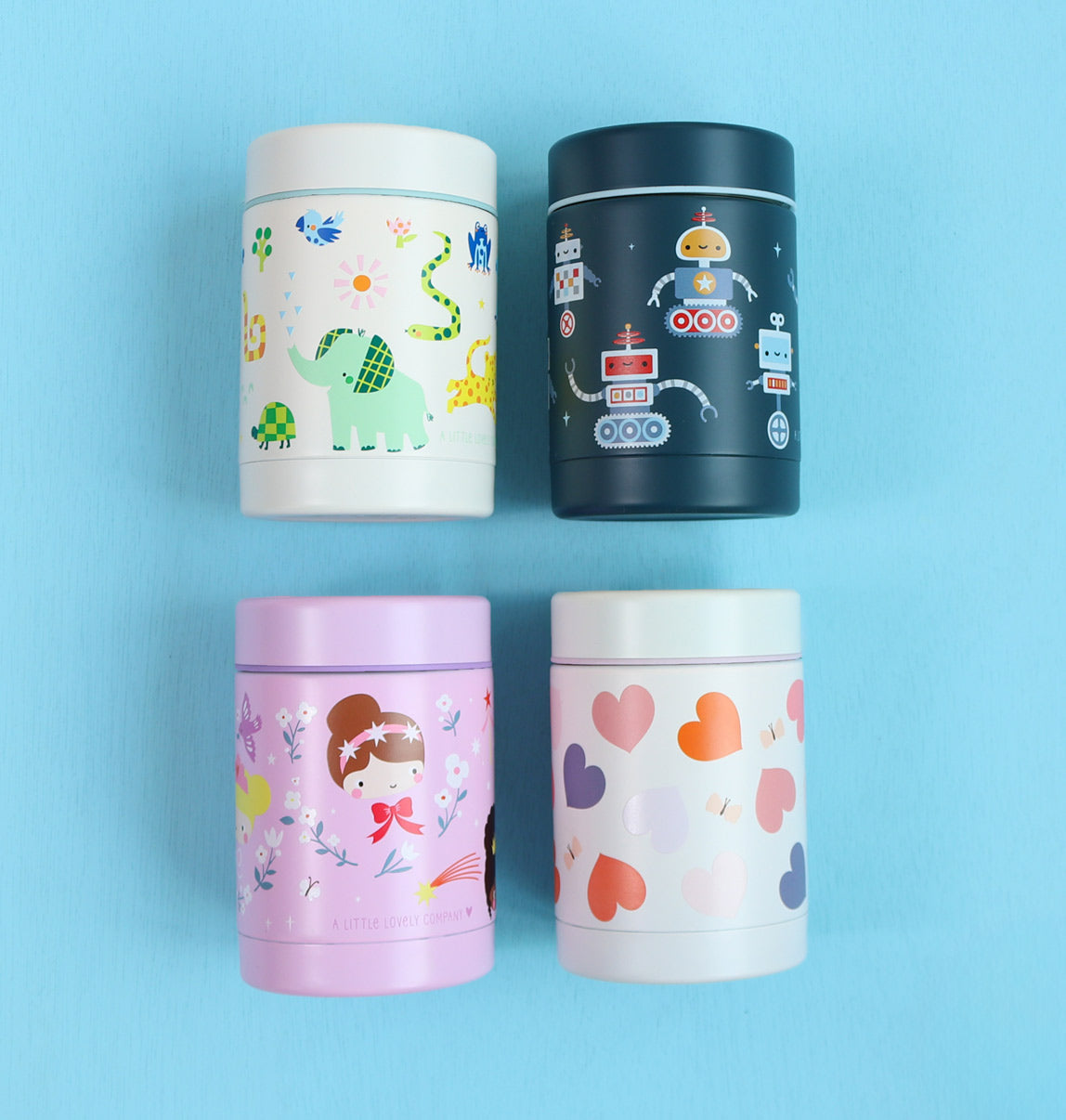 Insulated stainless steel food jar: Robots