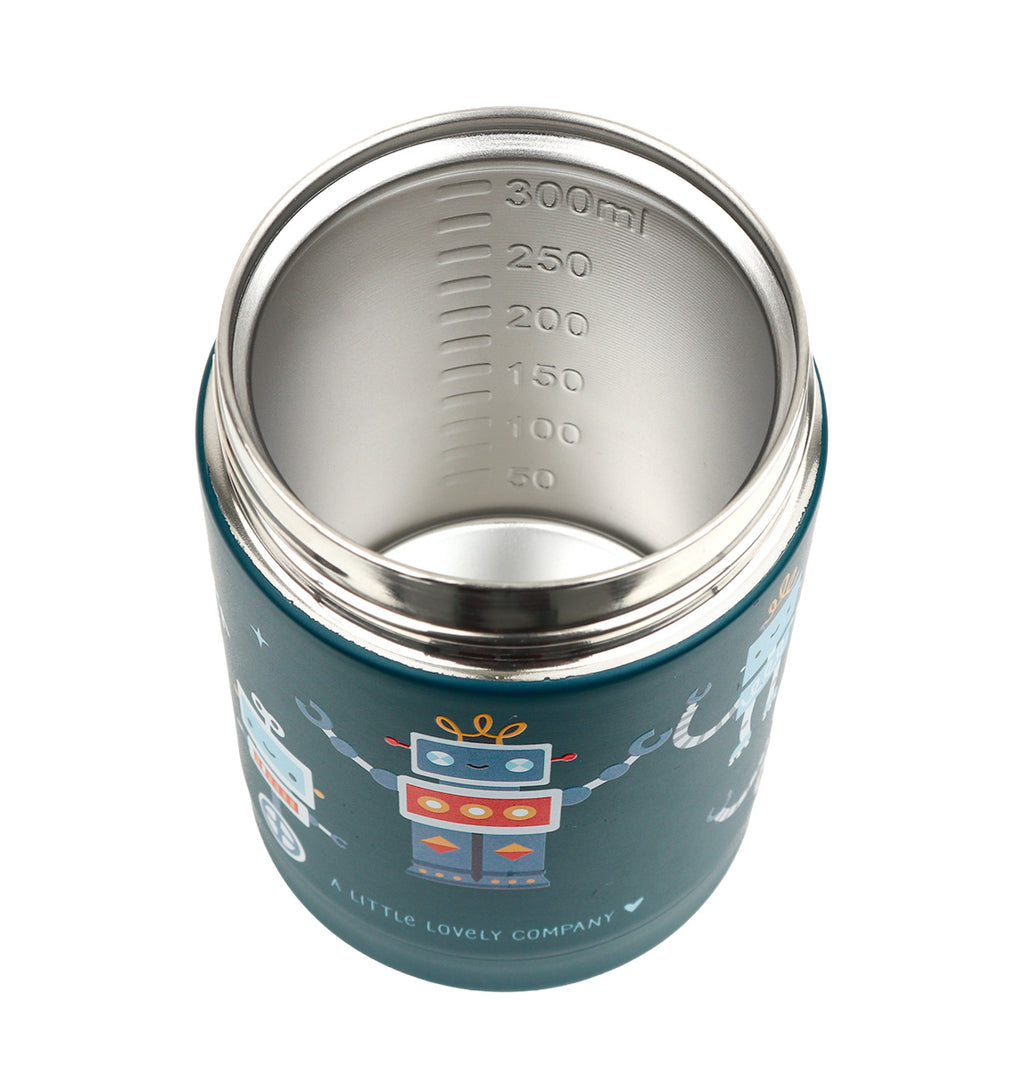 Insulated stainless steel food jar: Robots