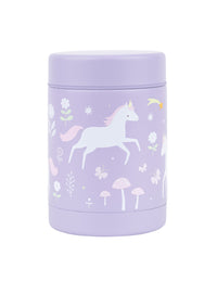 Insulated stainless steel food jar: Unicorn dreams