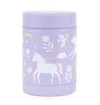 Insulated stainless steel food jar: Unicorn dreams