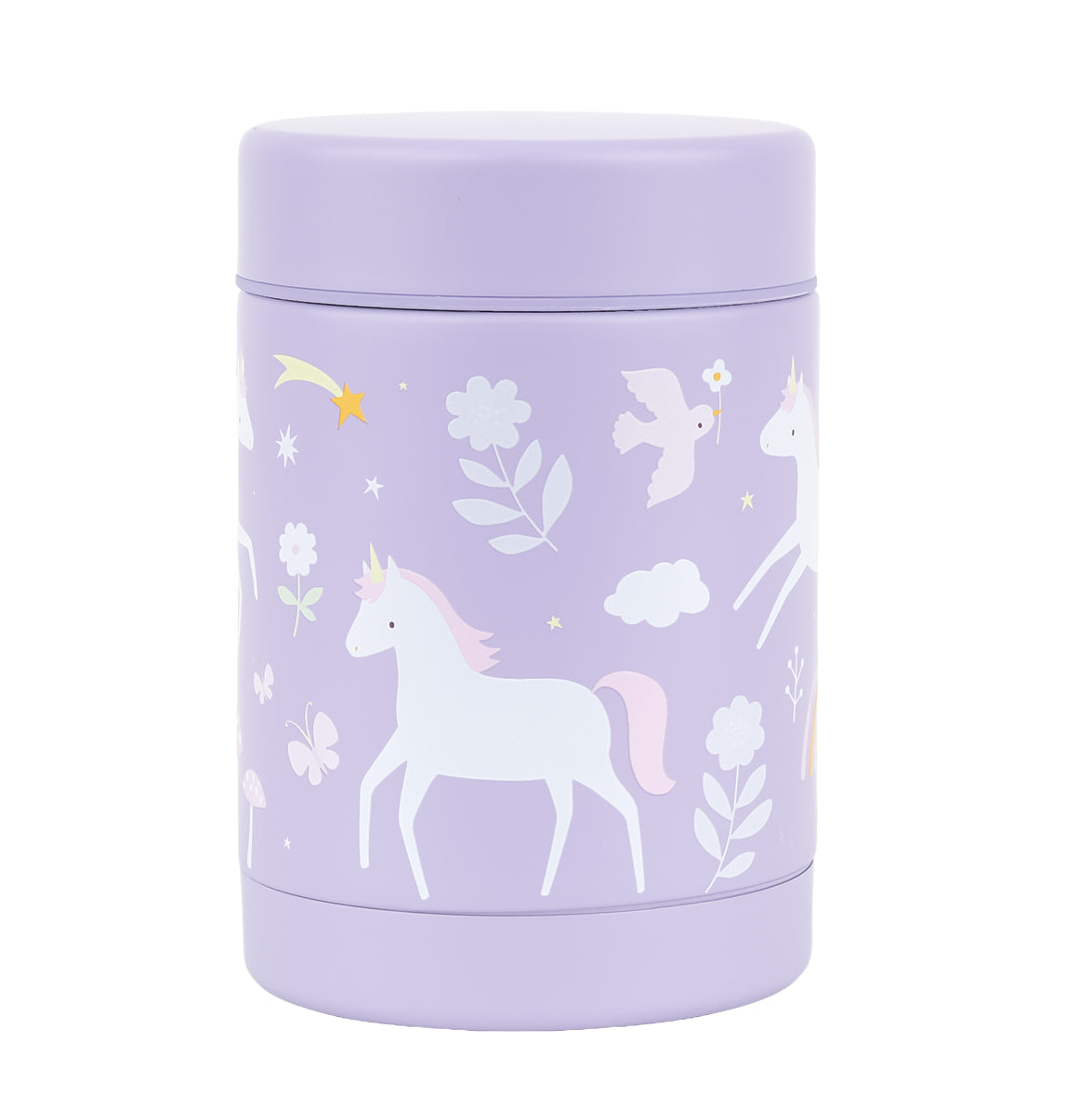 Insulated stainless steel food jar: Unicorn dreams