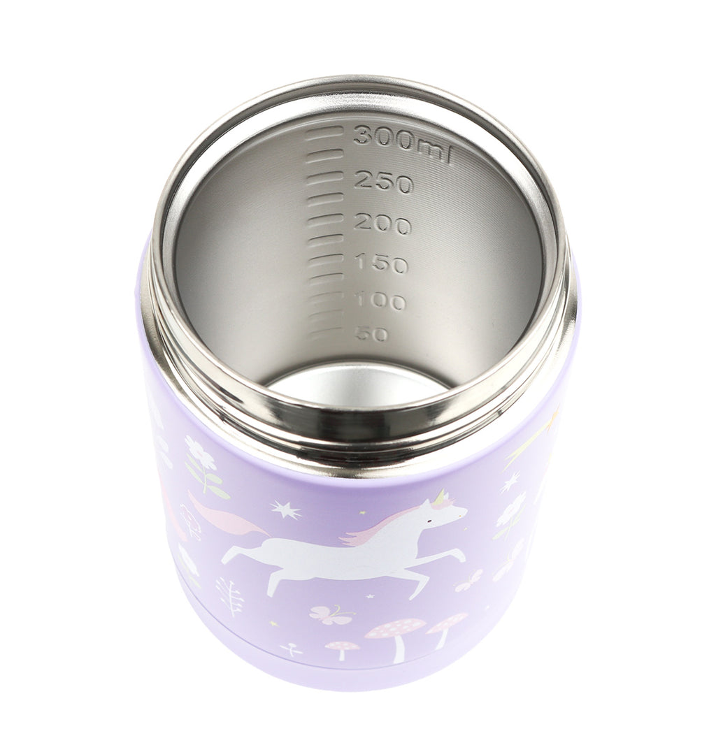 Insulated stainless steel food jar: Unicorn dreams