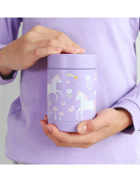 Insulated stainless steel food jar: Unicorn dreams