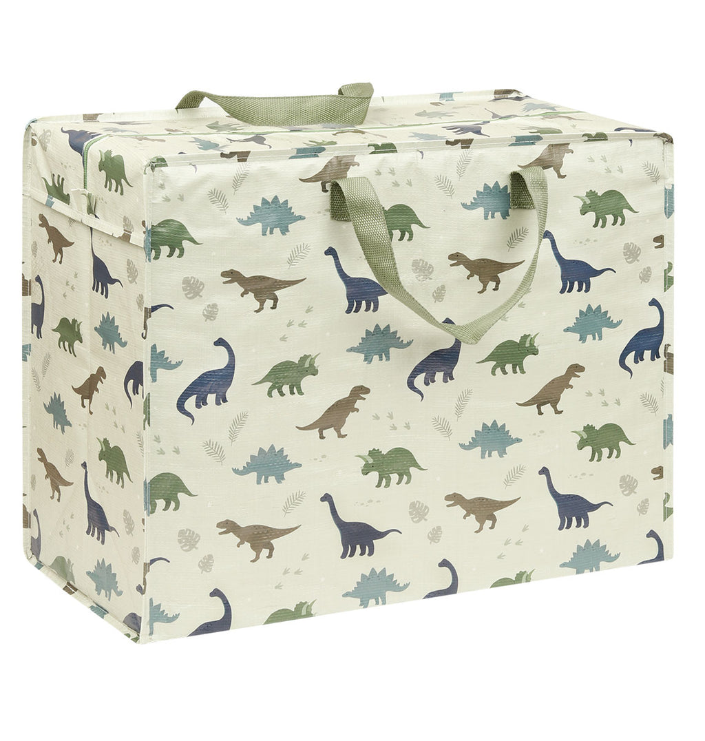 XL opbergtas voor kinderkamer met dinosauriërs van a little lovely company