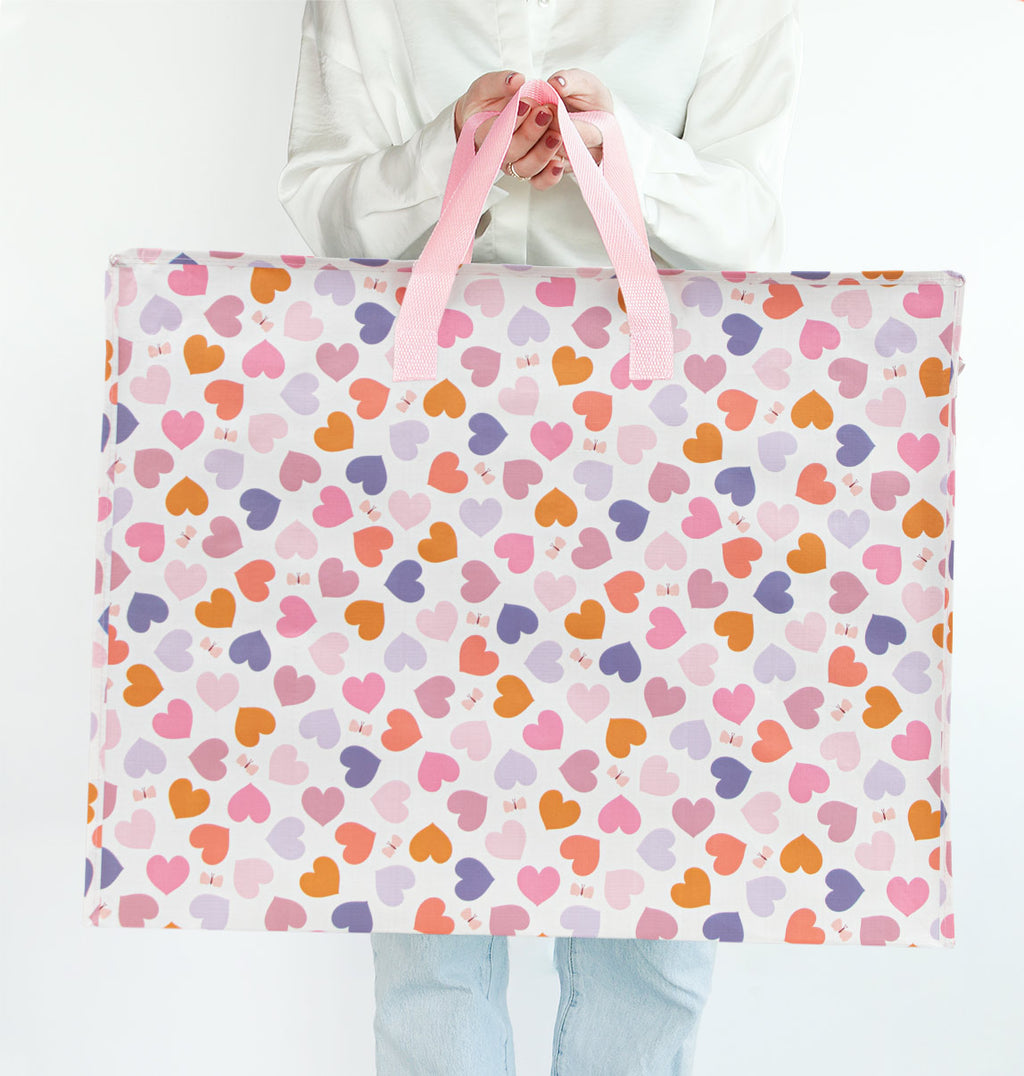 XL Storage bag: Hearts