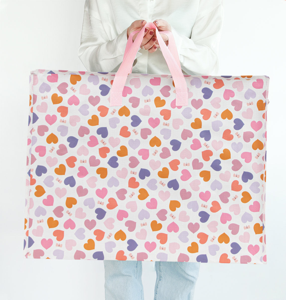 XL Storage bag: Hearts