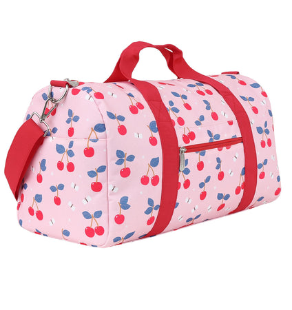 Backpack Sac Polochon Lilliputiens Pink Cherries Travel Bag For