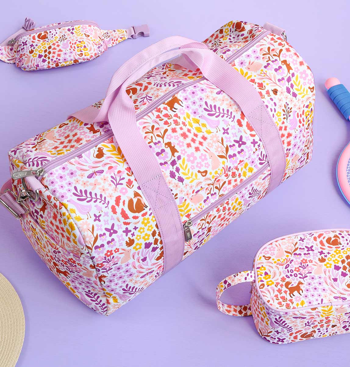 Travel bag: Flower garden