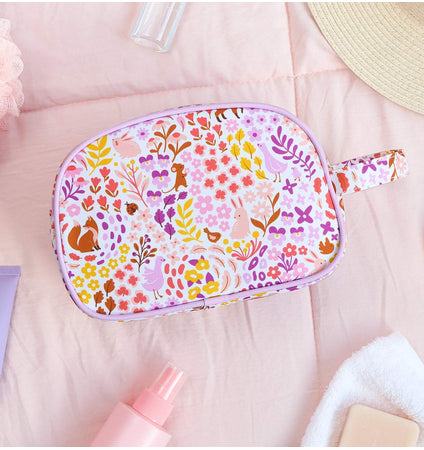 Toiletry bag: Flower garden 