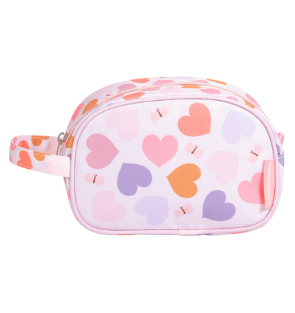 Toiletry bag: Hearts