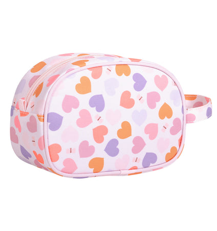 Toiletry bag: Hearts