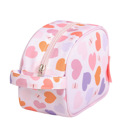 Toiletry bag: Hearts