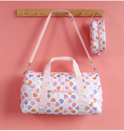 Toiletry bag: Hearts
