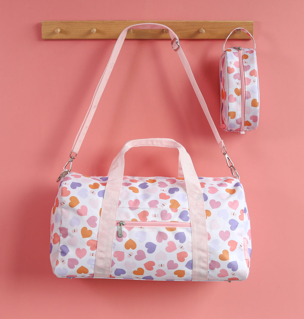 Toiletry bag: Hearts