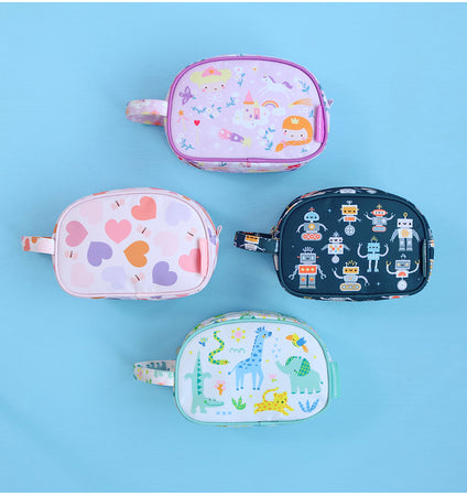 Toiletry bag: Robots