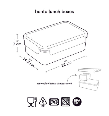 Bento lunch box: Flower garden 