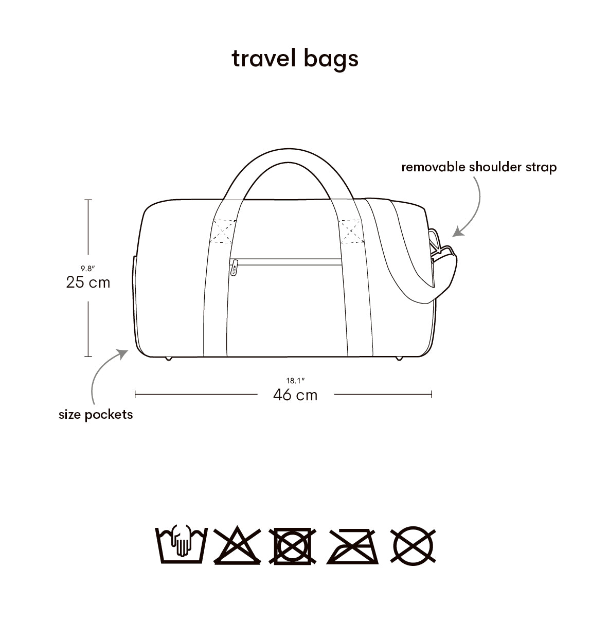 Travel bag: Princesses