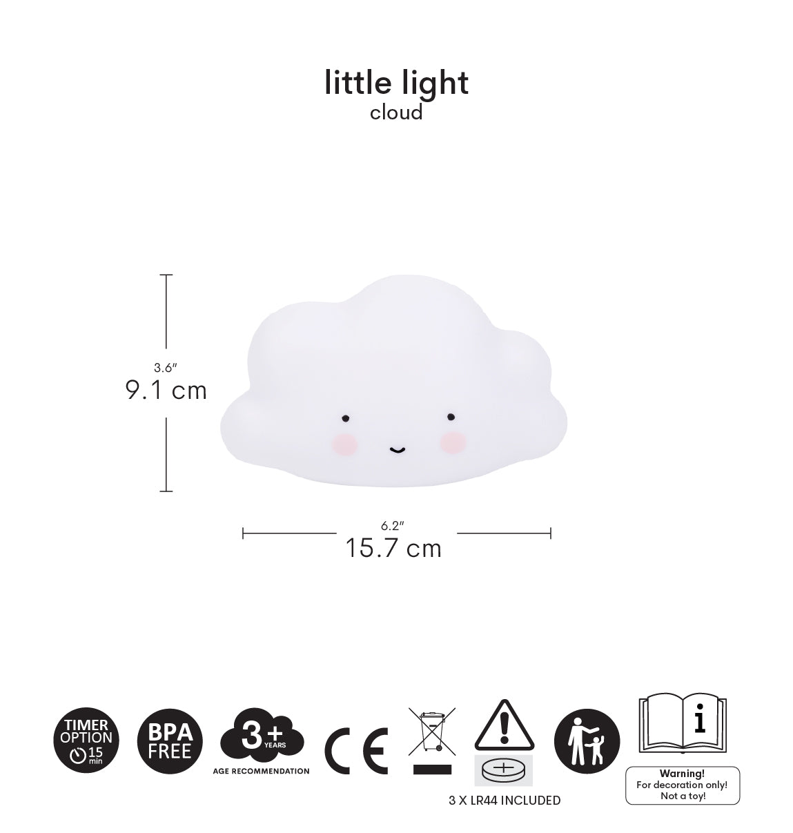 Little Light: Cloud | A Little Lovely Company