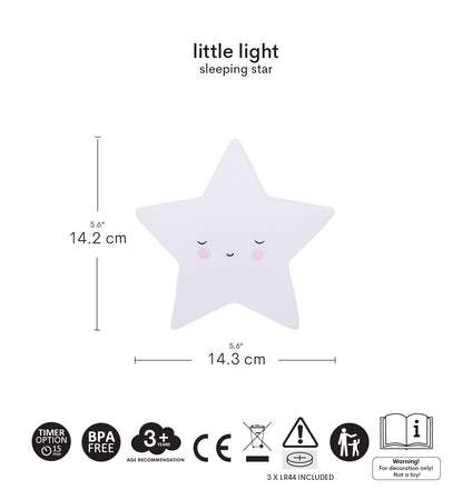 Little light: Sleeping star