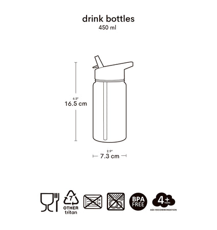 Drink bottle: Hearts