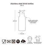 Stainless steel drink bottle: Joy