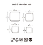 Lunch & snack box set: Dinosaurs