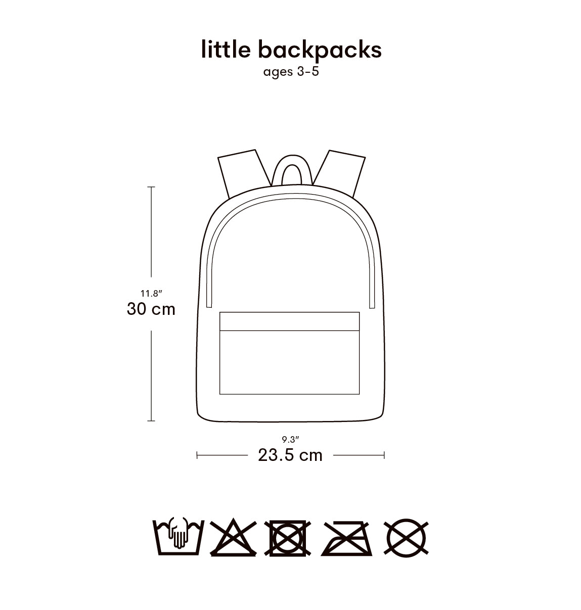 Little backpack: Butterflies