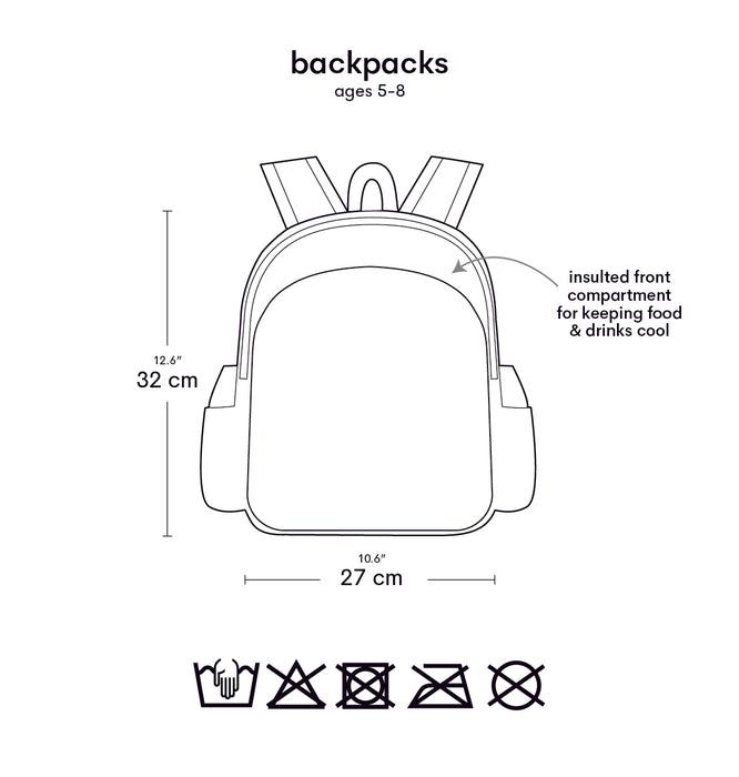 Backpack: Blossoms - sage